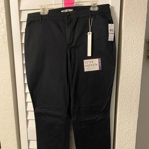 Gloria Vanderbilt Khaki Julia Trousers